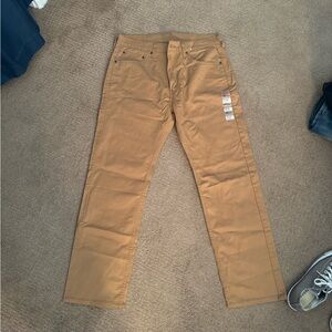Tan Men’s Levis Straight 505 Jeans
